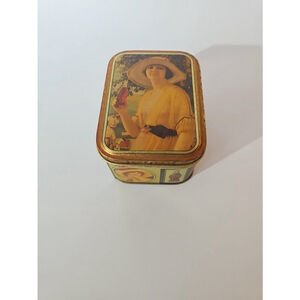 Vintage Coca-Cola Tin Can 1993 Rare Girl Drinking Coke Collectible